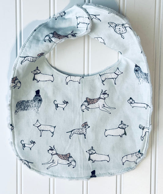 All Kinds of Dogs Bib