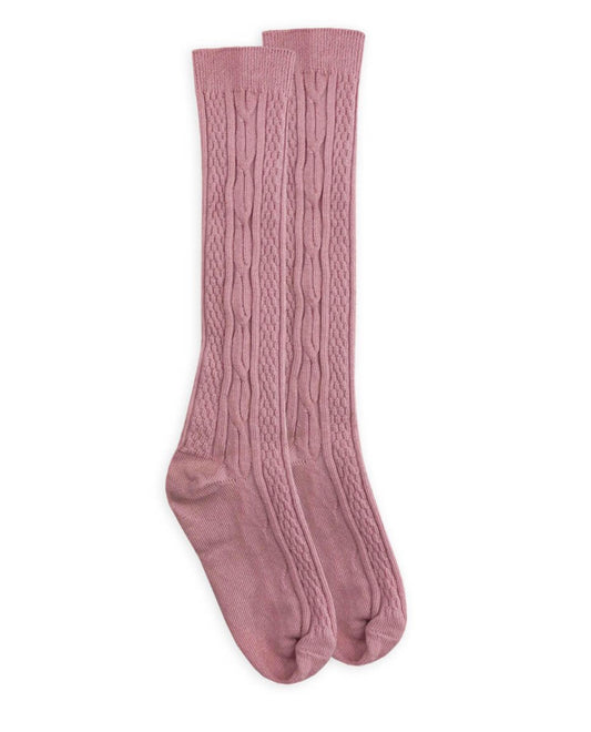 Cable Knit Knee High Socks (Jefferies Socks-Multiple Colors Available)