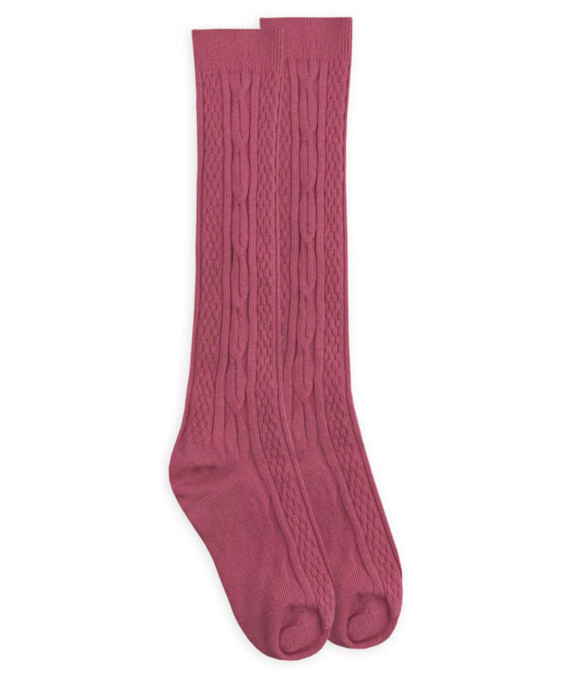 Cable Knit Knee High Socks (Jefferies Socks-Multiple Colors Available)